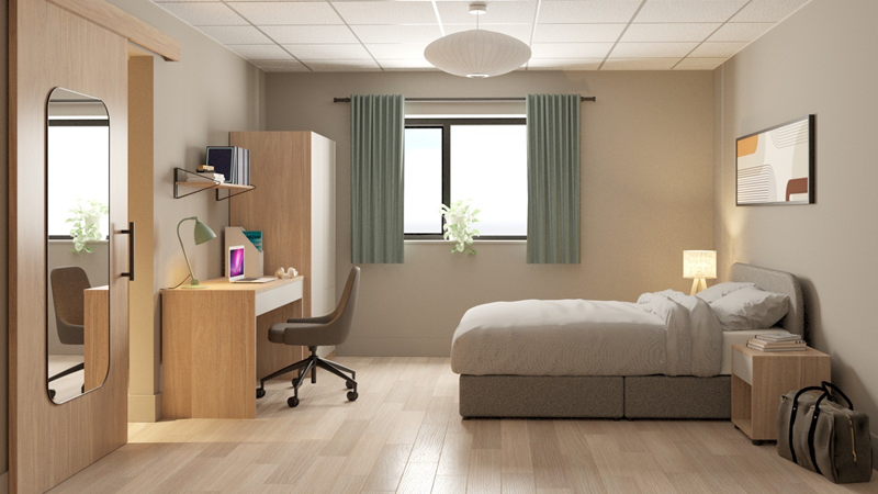 Montagu living student bedroom coleraine
